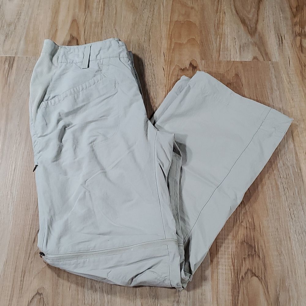 🔹️Columbia Cream Omni-Shield Titanium Convertible Pants/Shorts Size 10/30